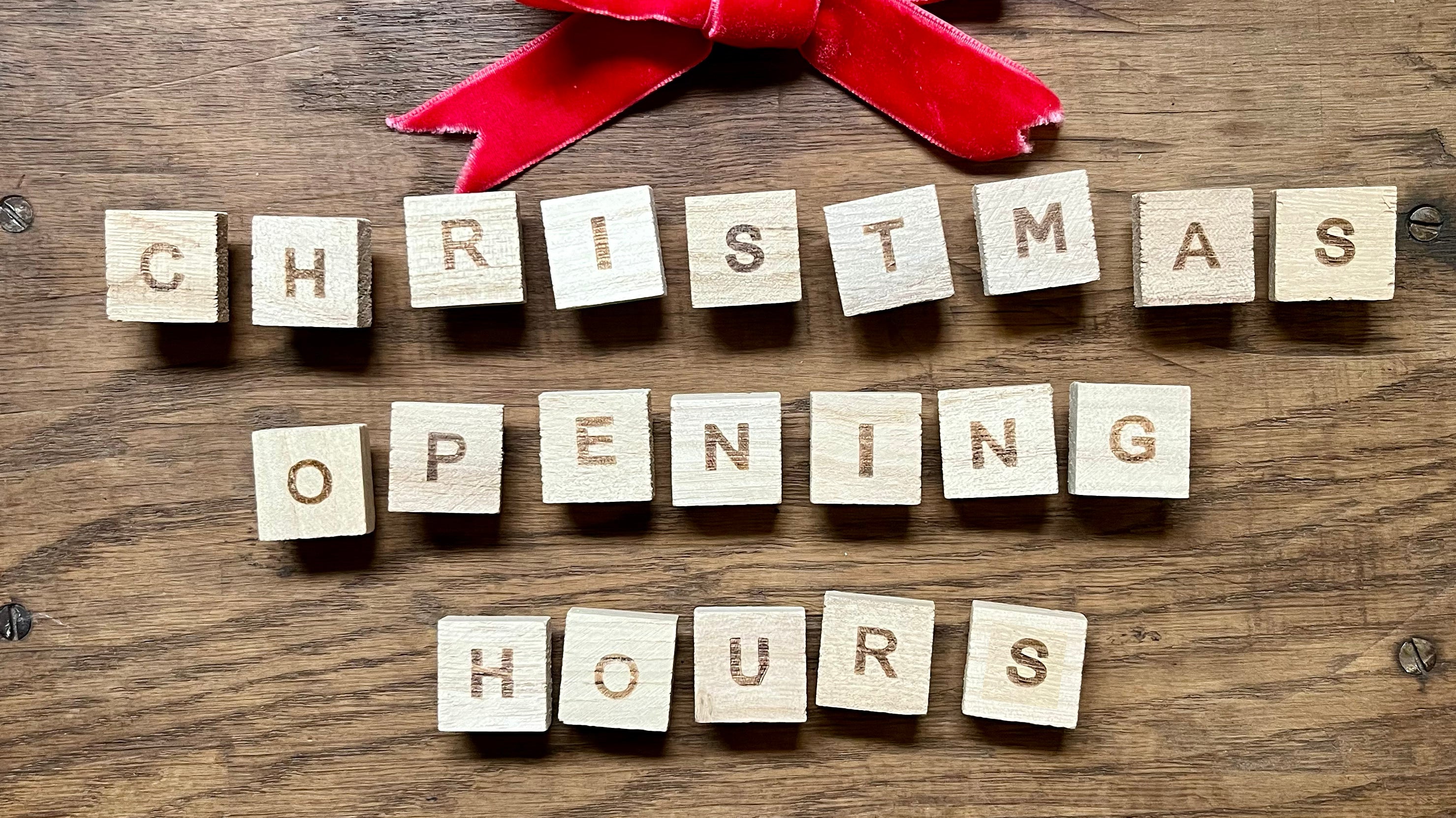 Christmas Opening Hours
