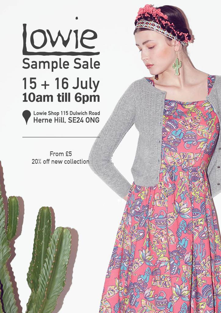 The Lowie Sample Sale