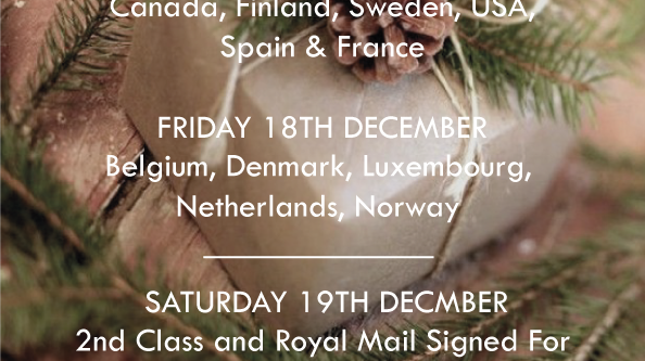 Lowie Christmas Delivery Dates