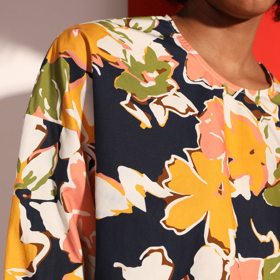 L F Markey Lyon Autumn Floral Eamon Trouser