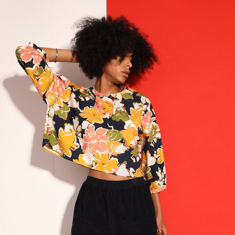 L F Markey Lyon Autumn Floral Eamon Trouser