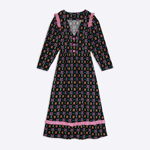 Lowie Welsh Microcord Ruffle Trim Dress