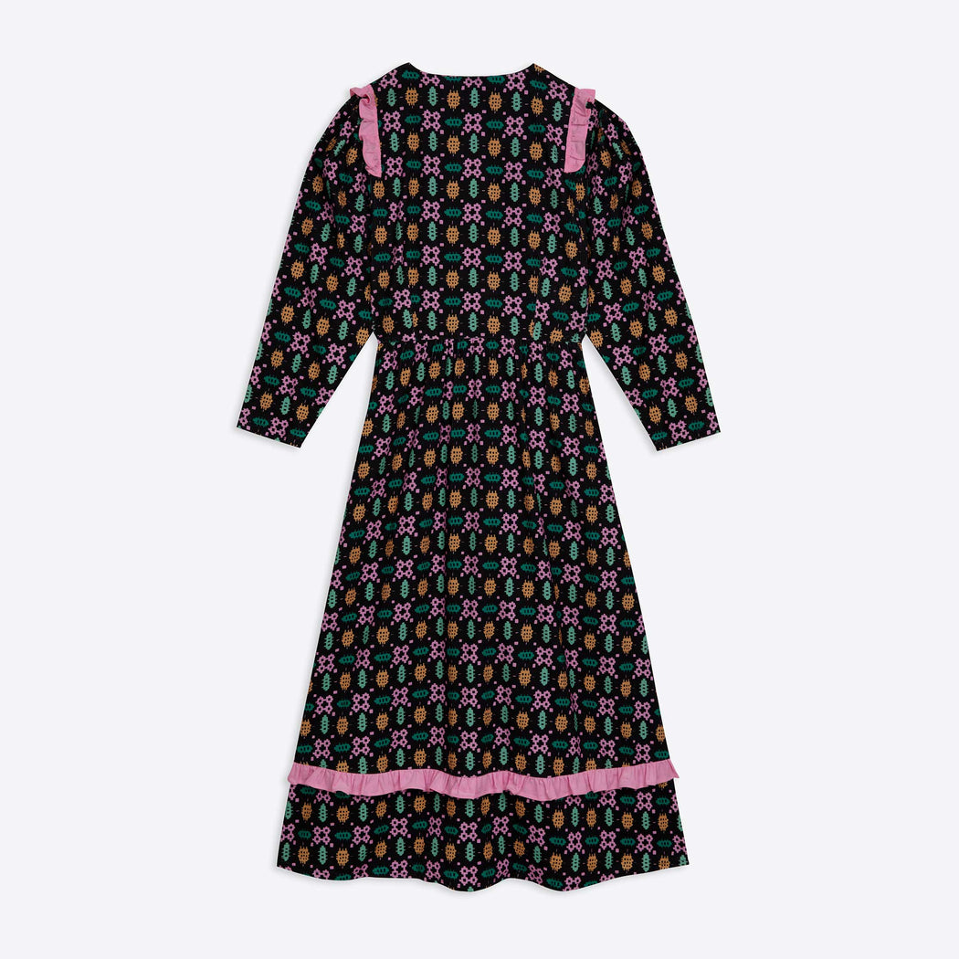 Lowie Welsh Microcord Ruffle Trim Dress