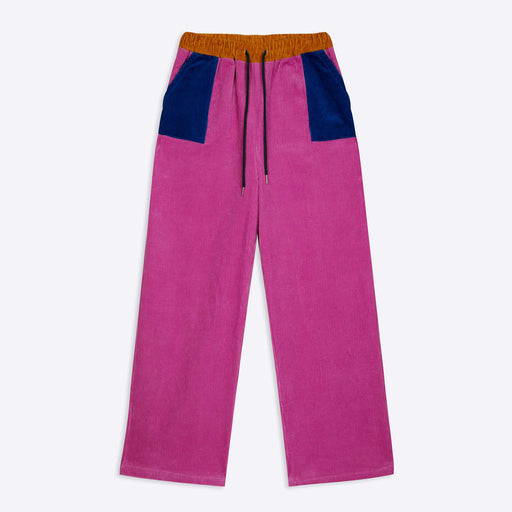 Lowie Pink Colourblock Corduroy Jogger