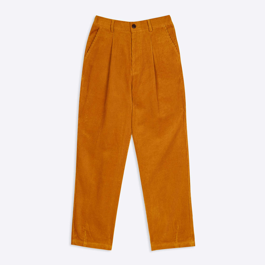 Lowie Gold Corduroy Easy Trouser