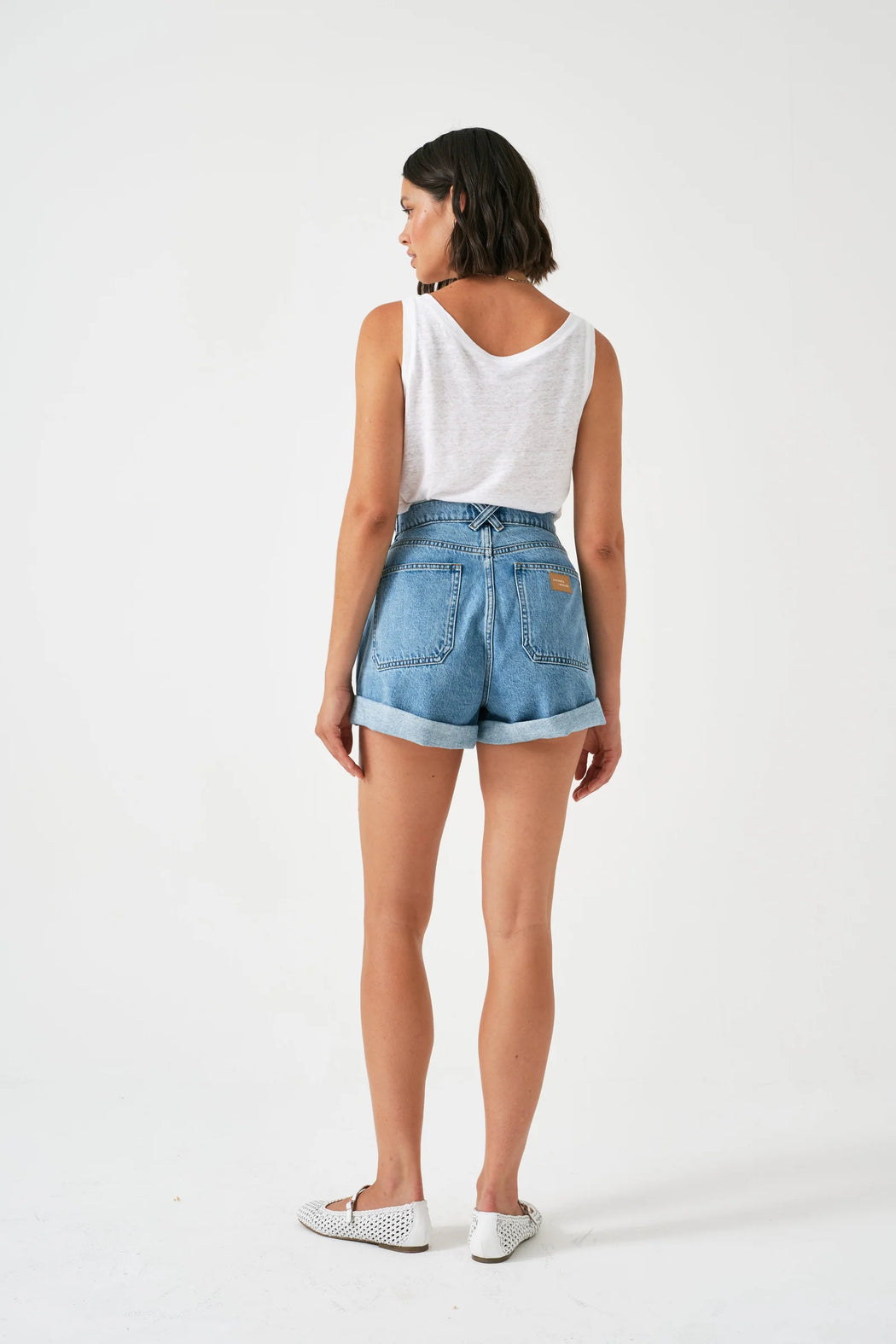 Seventy + Mochi Ali Denim Shorts