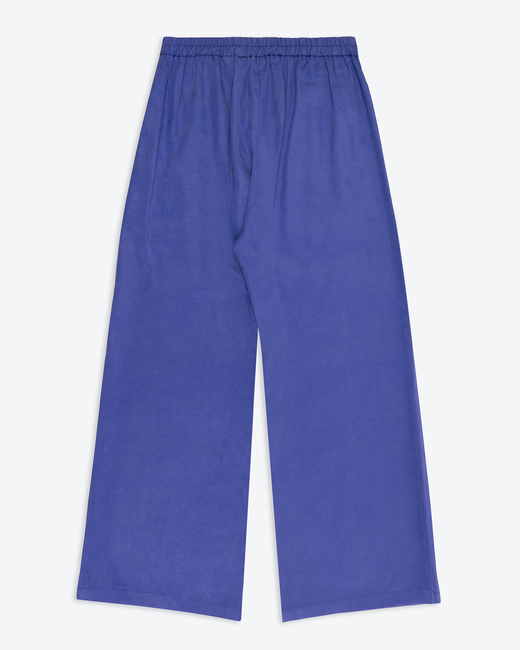 Blue pants on a white background