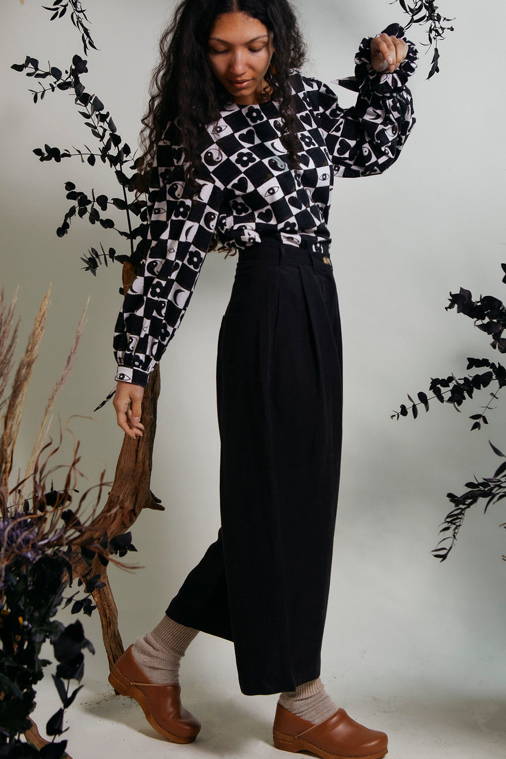 Meadows Black Sanne Trouser