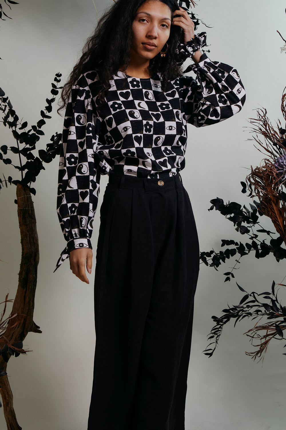 Meadows Black Sanne Trouser