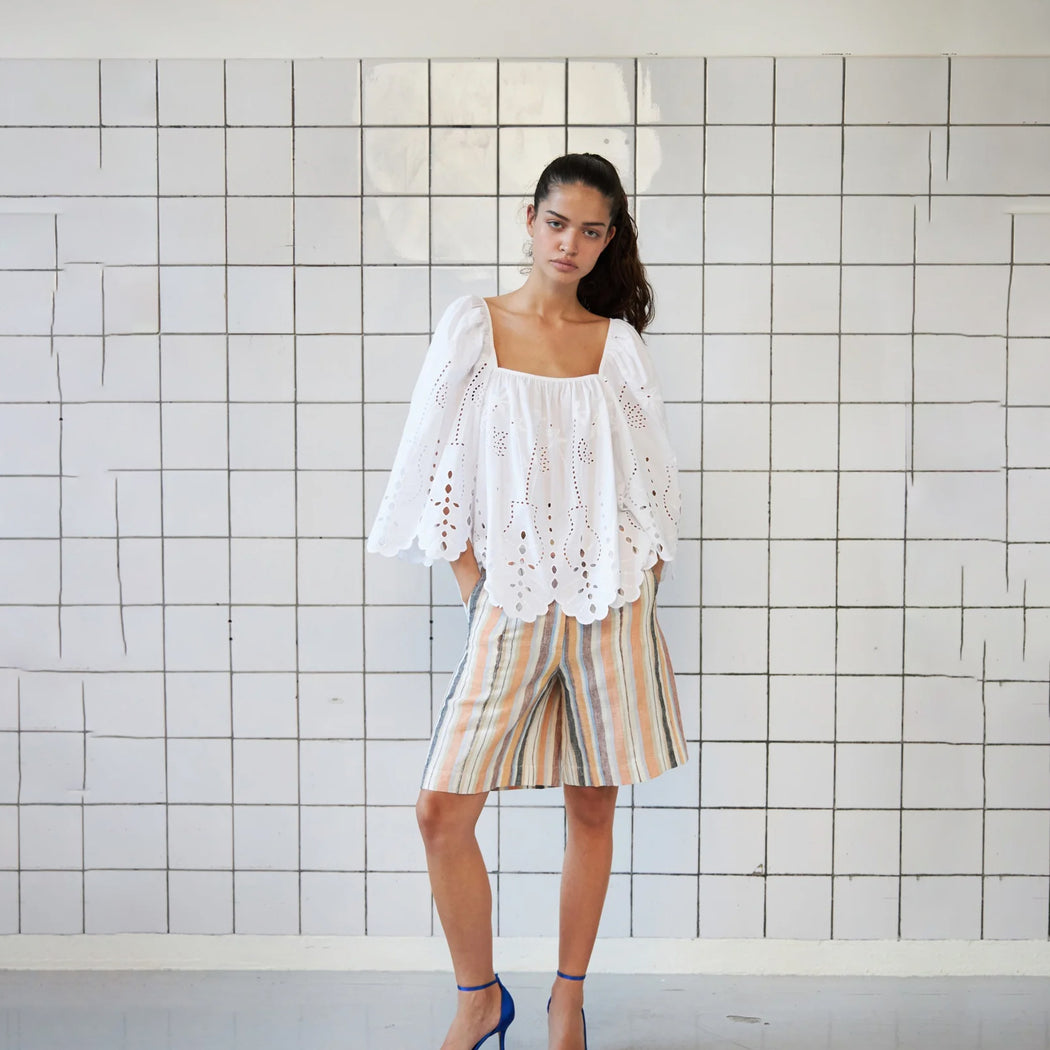 Stella Nova White Misa Blouse