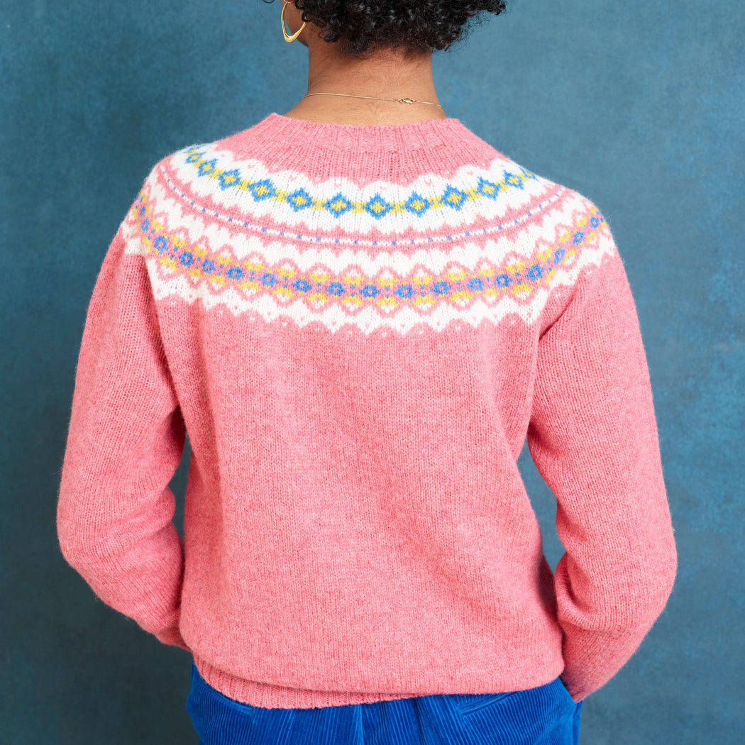 Lowie Rosebud Scottish Fair Isle Jumper