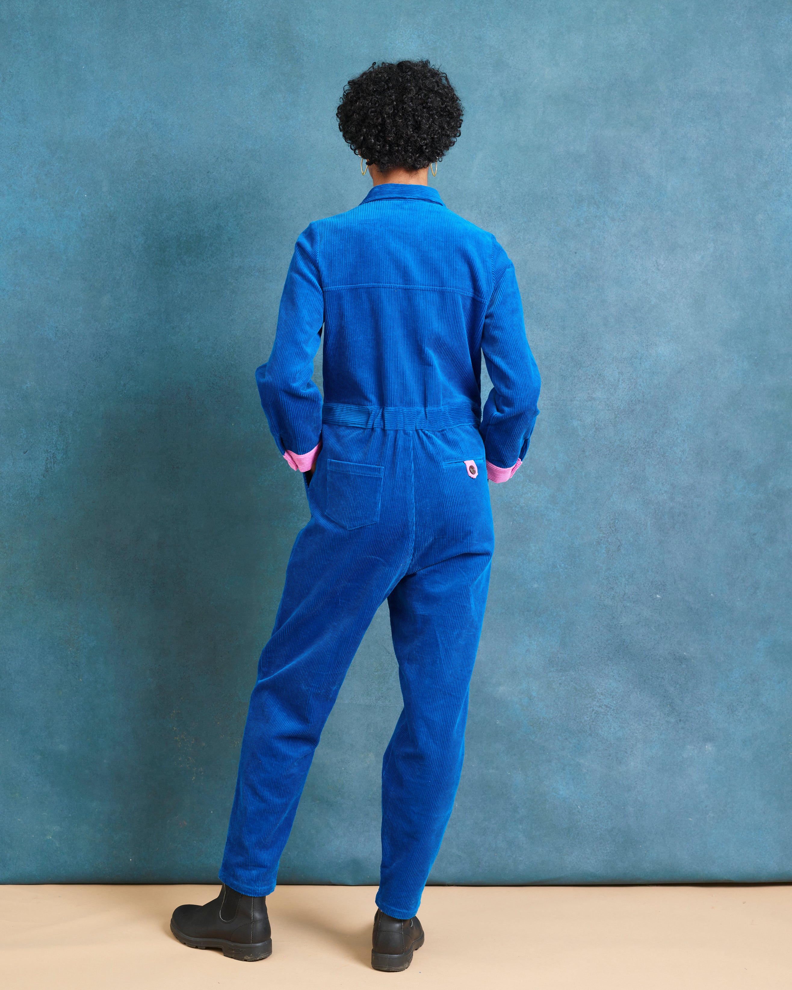 Lowie Cobalt Corduroy Boilersuit