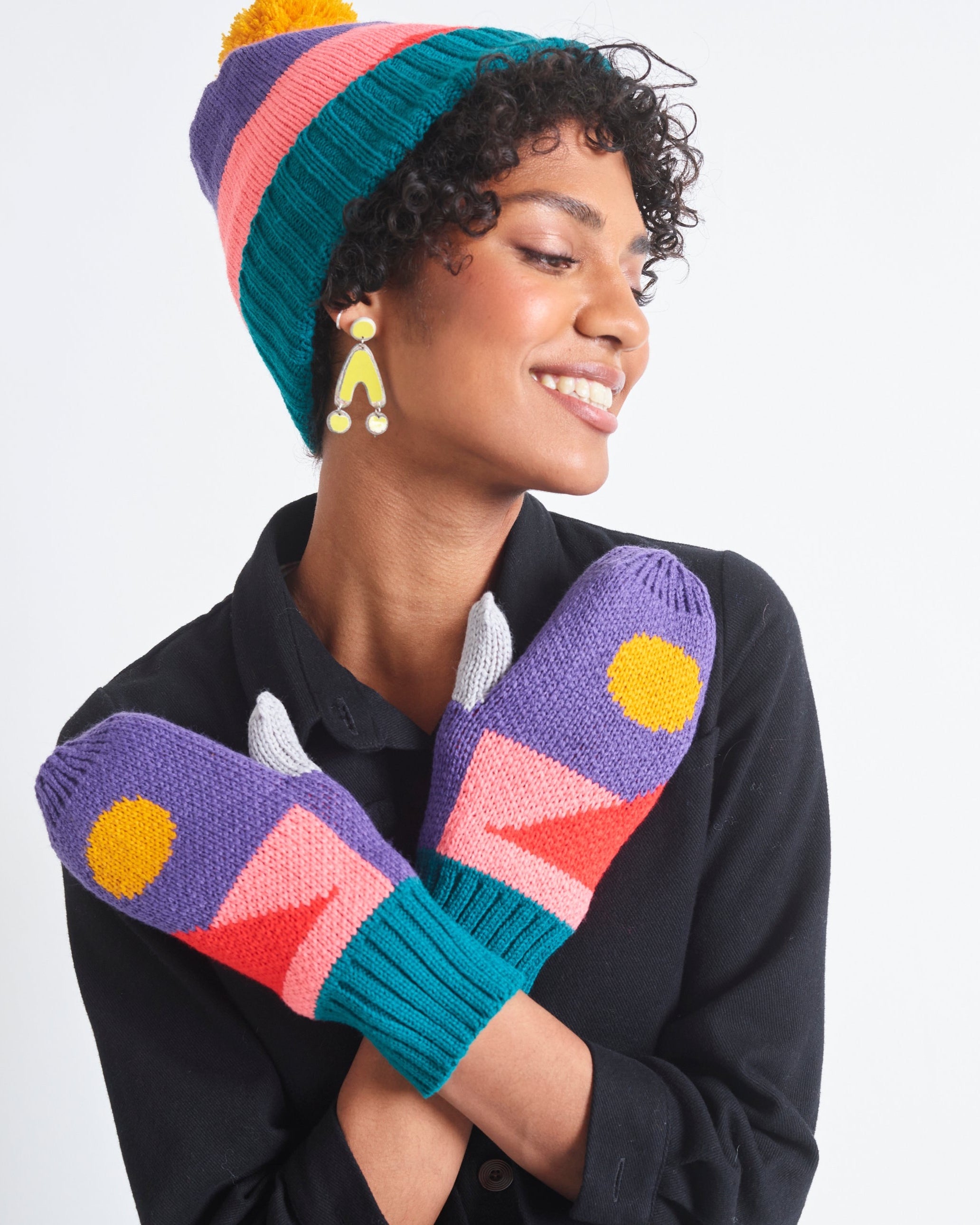 Miss Pompom Dawn Mittens