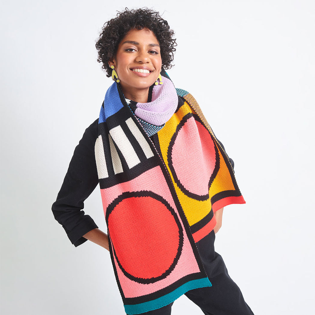 Miss Pompom Memphis Multi Scarf