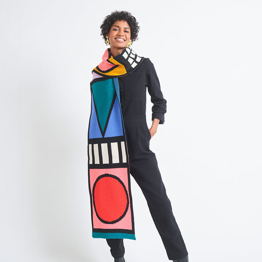 Miss Pompom Memphis Multi Scarf
