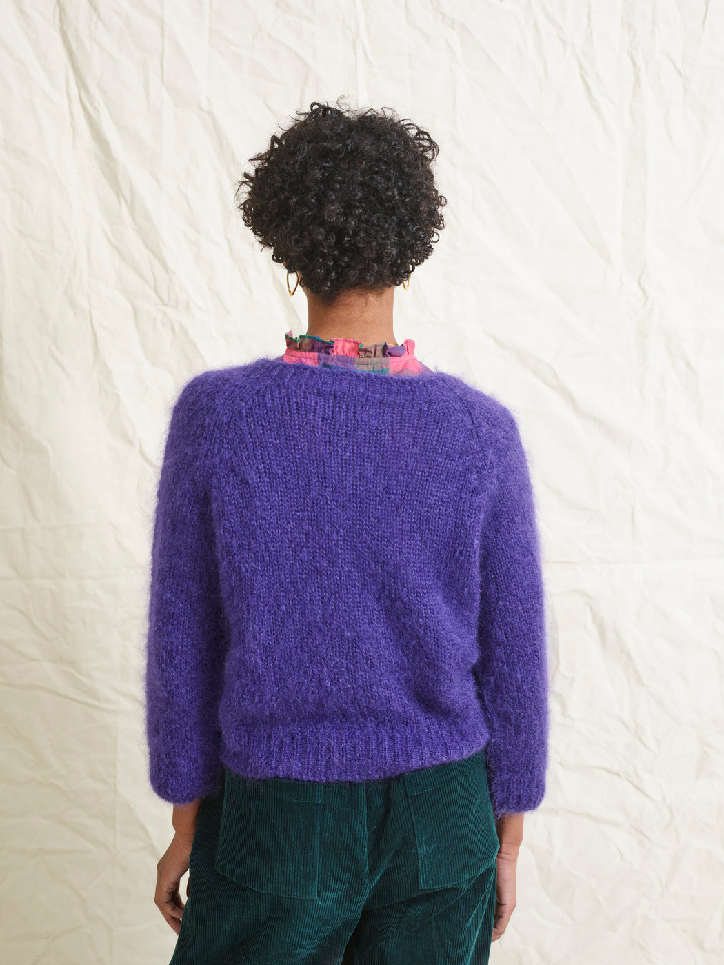 Lowie Purple Mohair Jumper