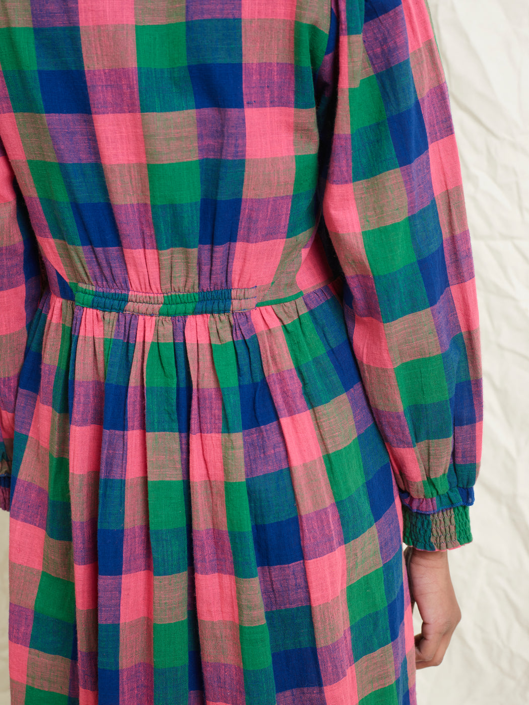 Lowie Handwoven Madras Check Dress