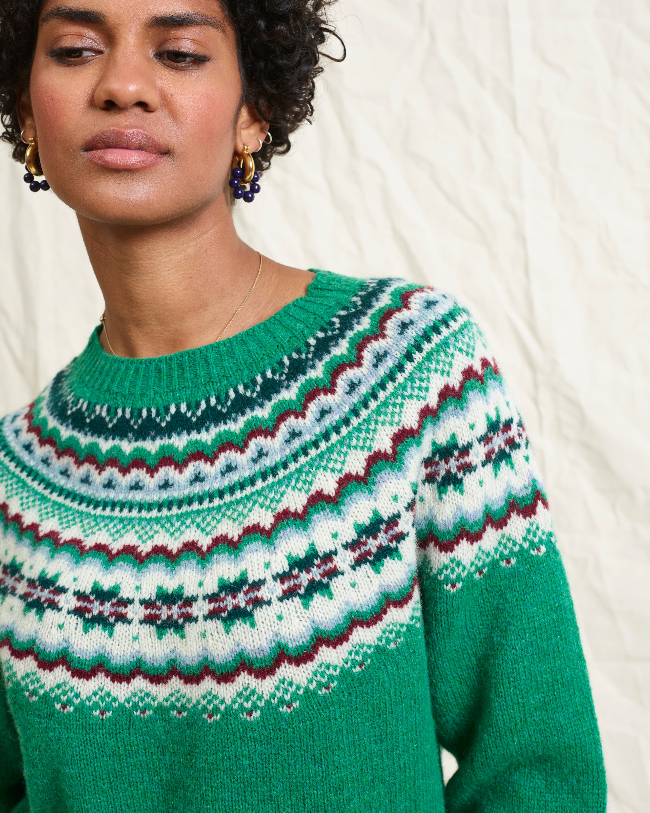 Lowie Green Caerphilly Fairisle Jumper