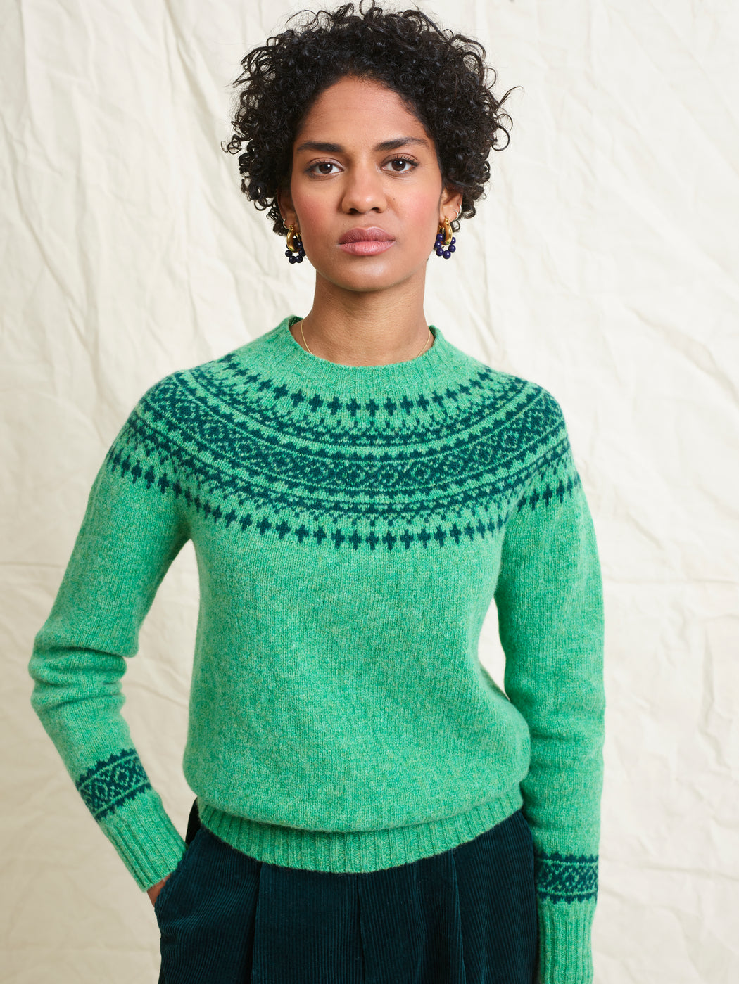 Lowie Mint Scottish Made Snow Jumper