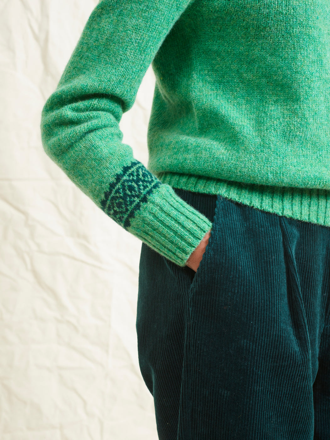 Lowie Mint Scottish Made Snow Jumper