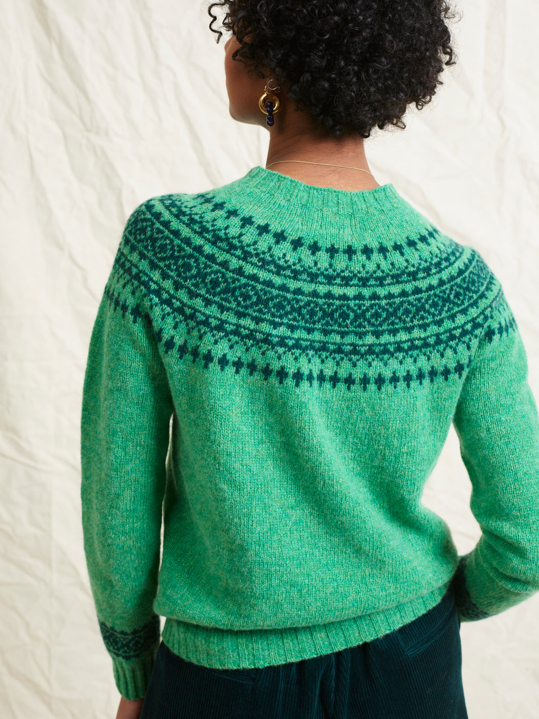 Lowie Mint Scottish Made Snow Jumper