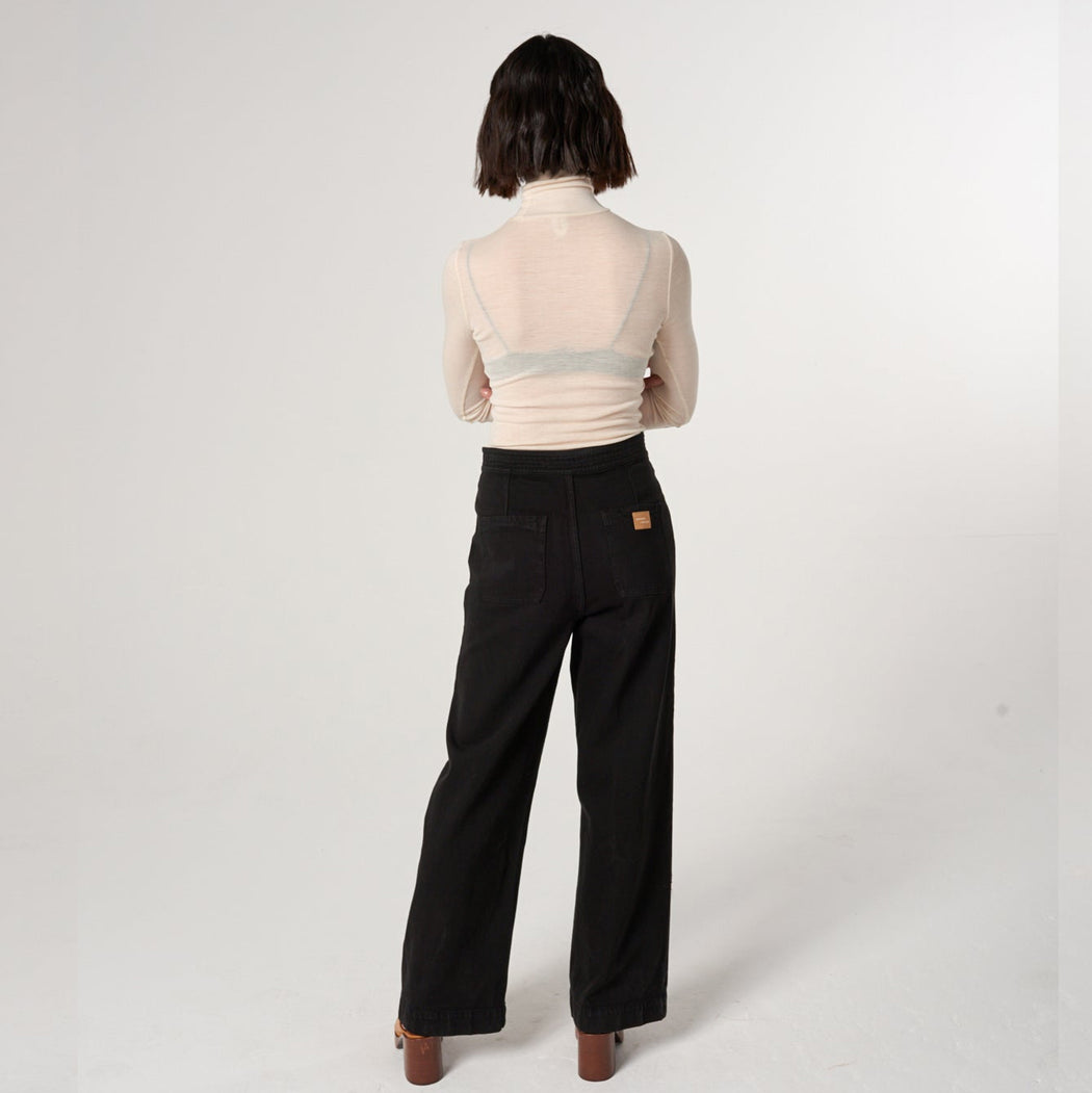 Seventy + Mochi Marie Sailor Black Jeans