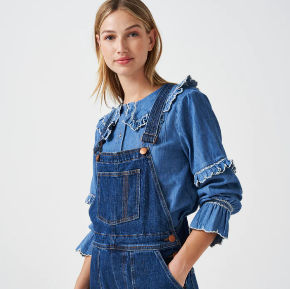 Seventy + Mochi Elodie Dungaree in Americana