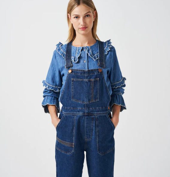 Seventy + Mochi Elodie Dungaree in Americana