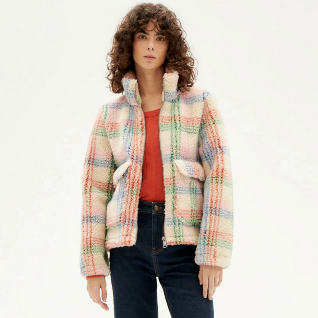 Thinking Mu Ivory Trash Sophie Jacket