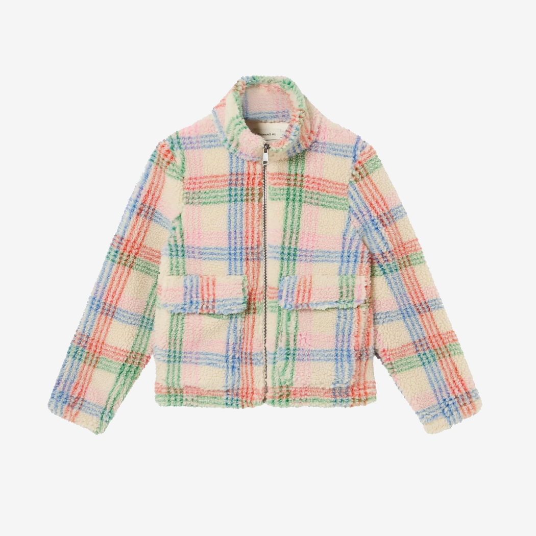 Thinking Mu Ivory Trash Sophie Jacket