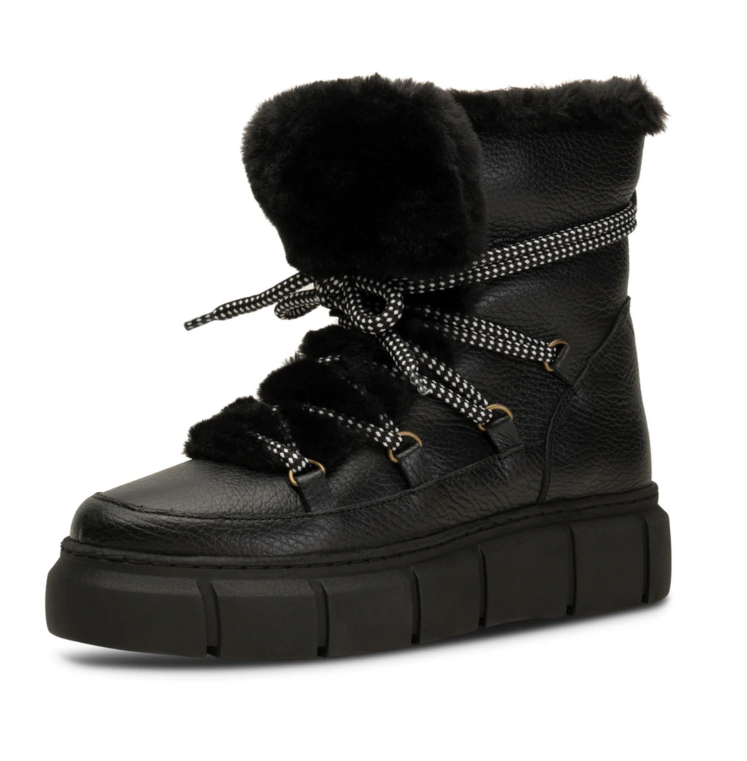 Shoethebear Black Tove Snow Boot