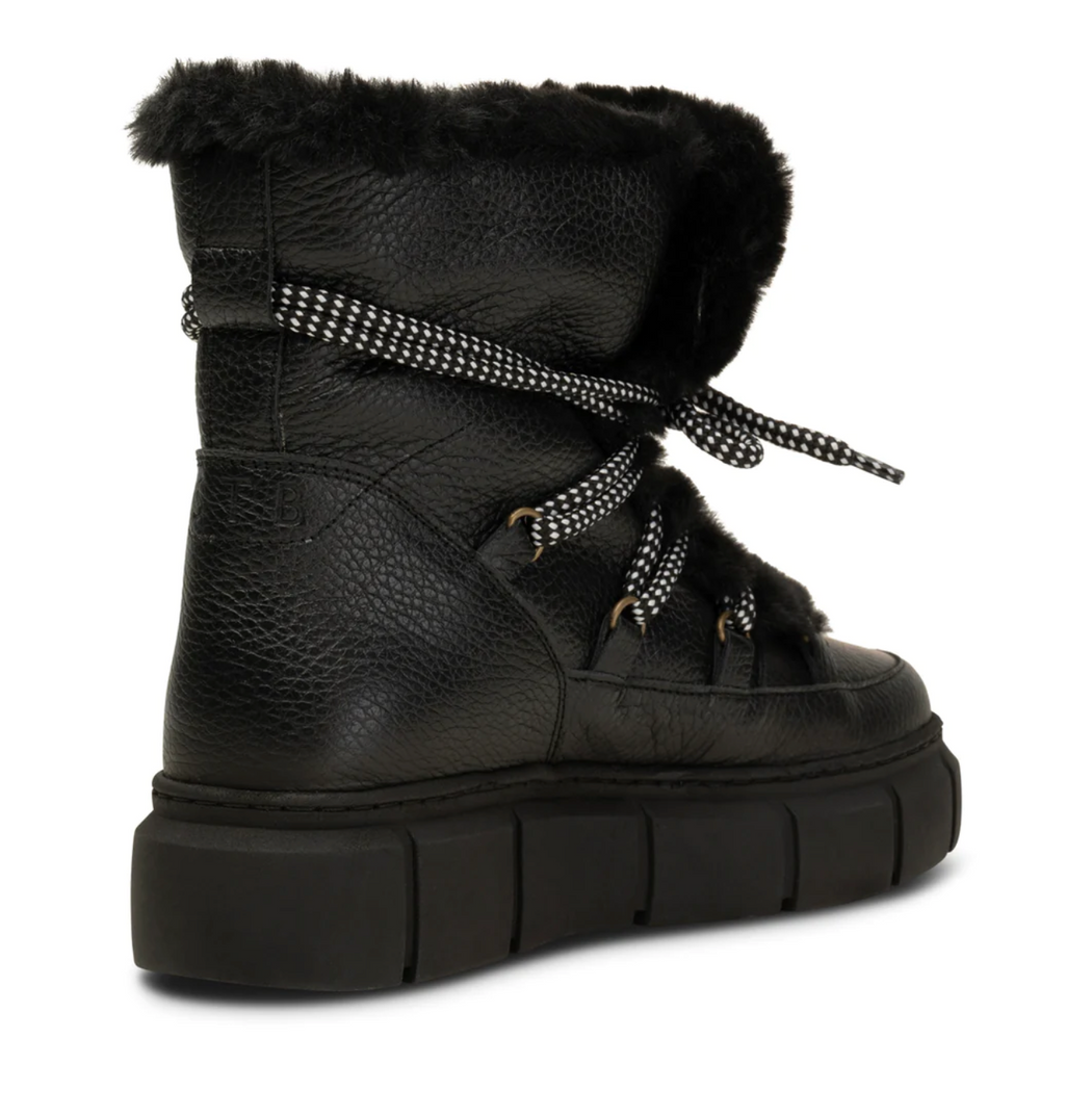 Shoethebear Black Tove Snow Boot