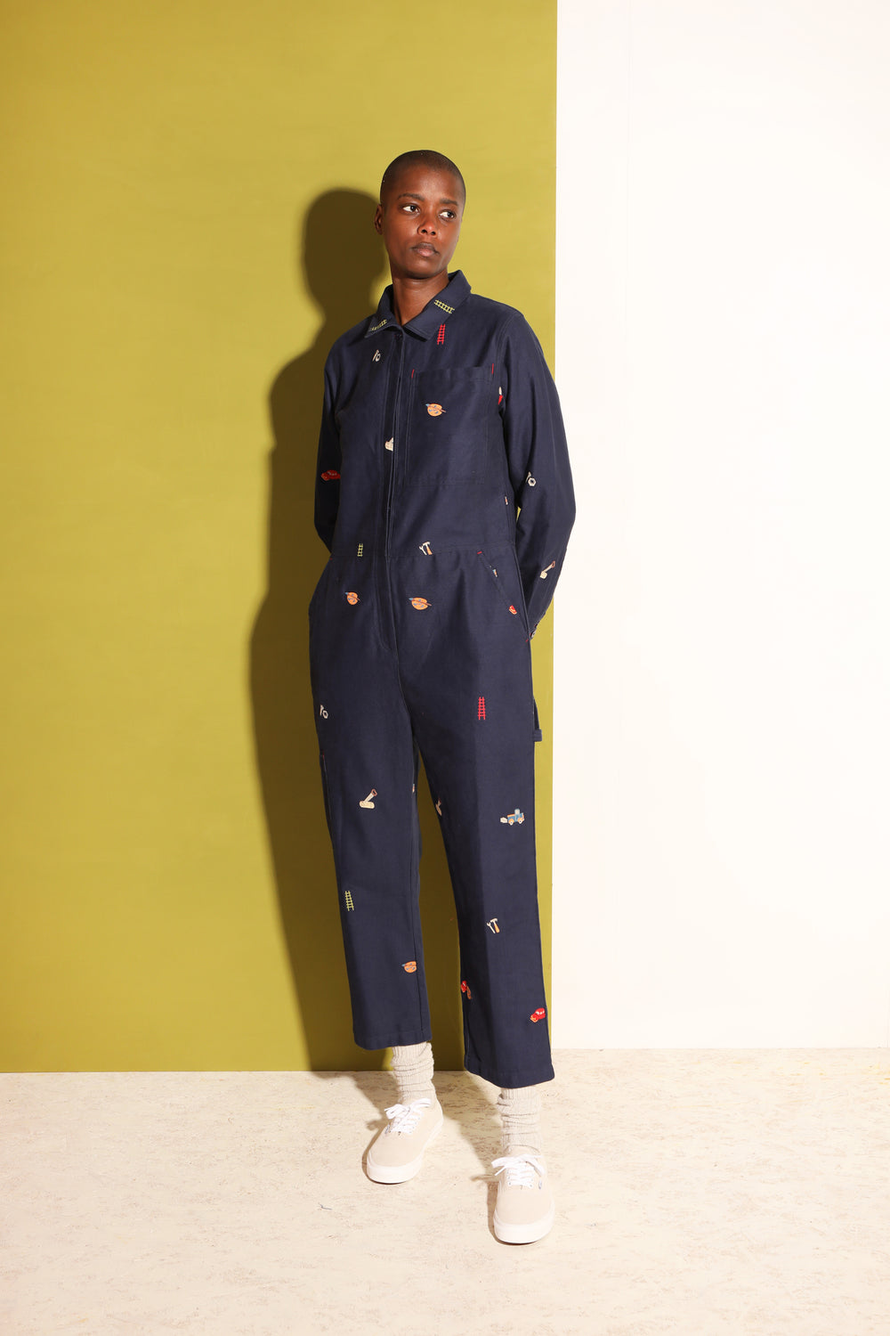 L F Markey Angus Boilersuit Workshop Embroidery