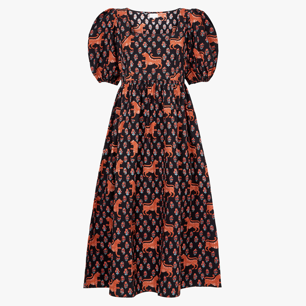 Pink City Prints Mogul Tiger Polly Dress