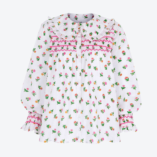 Pink City Prints Vintage Blossom Posey Blouse