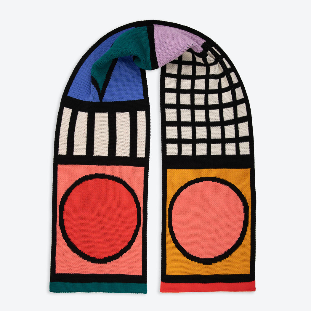 Miss Pompom Memphis Multi Scarf