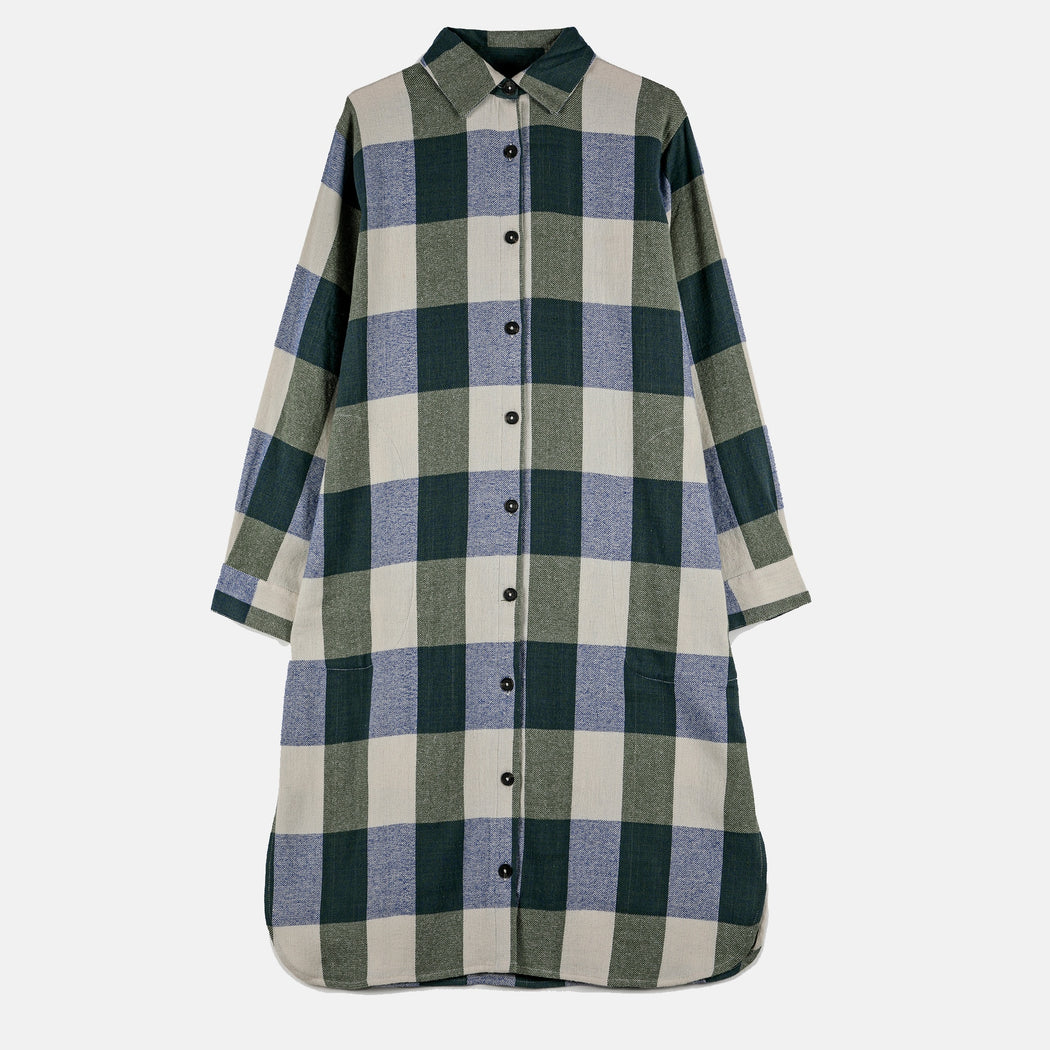 Bobo Choses Plaid Check Shirt Dress