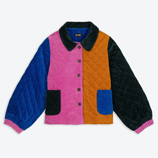 Lowie Corduroy Colourblock Jacket