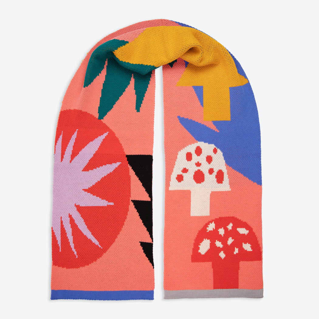 Miss Pompom Woodland Scarf