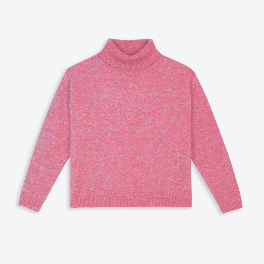 Lowie Bubblegum Alpaca Slouchy Roll Neck