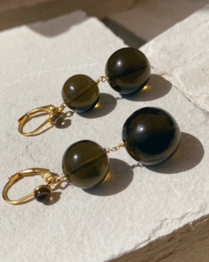 Shyla Pernille Smoky Earrings