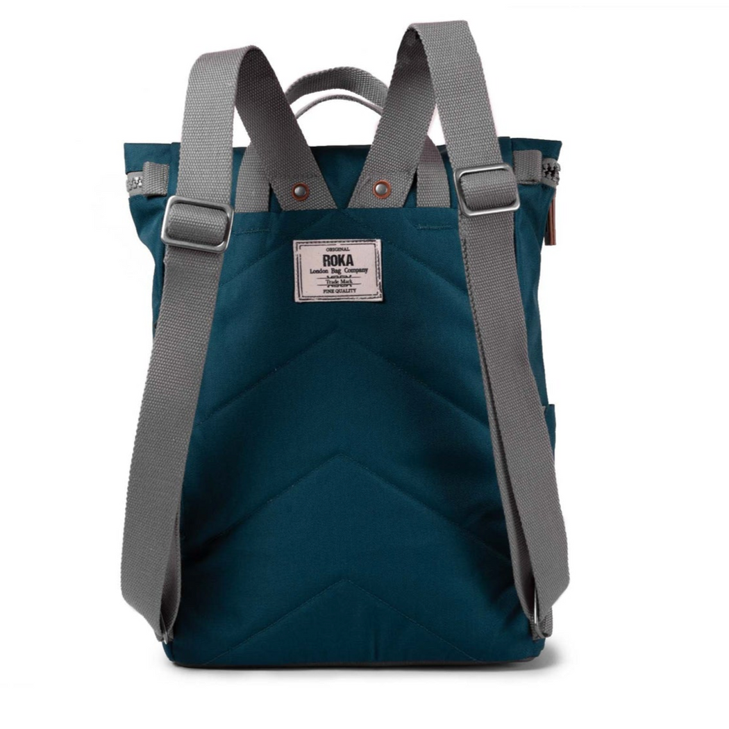 Roka Finchley A Medium Sustainable Teal Rucksack