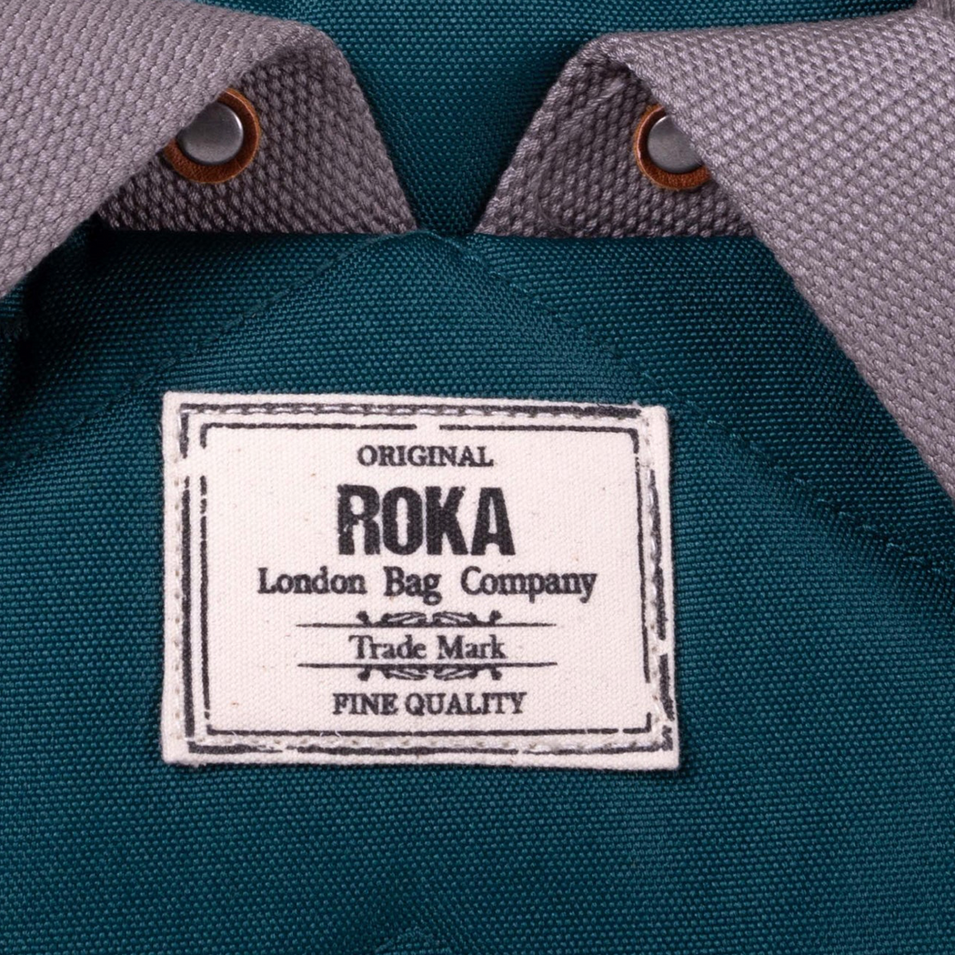 Roka Finchley A Medium Sustainable Teal Rucksack