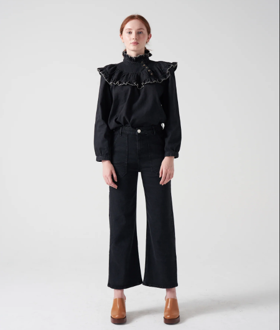 Seventy & Mochi Washed Black Elodie Jeans