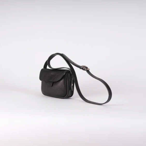 Kate Sheridan Black Mini Tab Bag