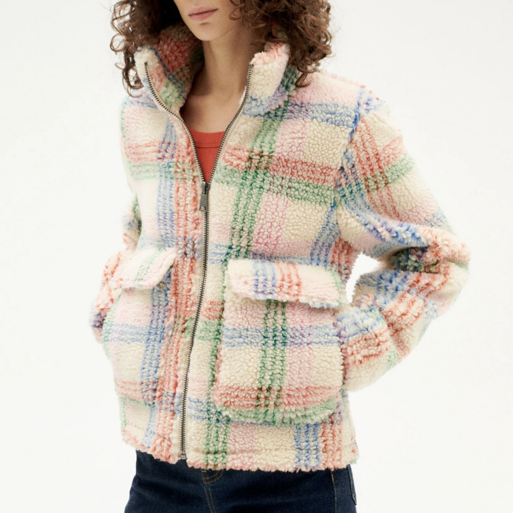 Thinking Mu Ivory Trash Sophie Jacket