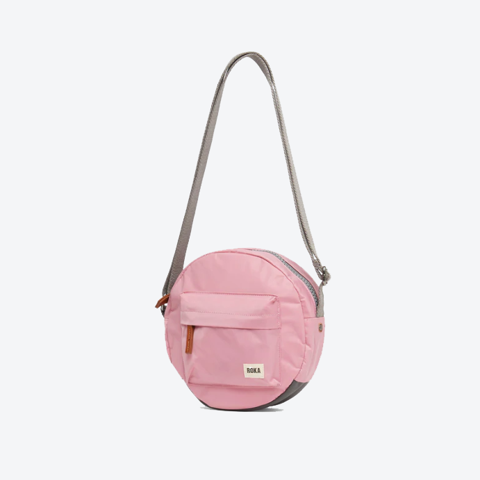 Roka Paddington B Small Crossbody Sustainable Canvas Antique Pink