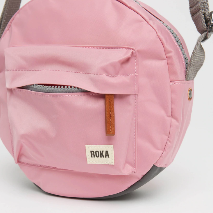 Roka Paddington B Small Crossbody Sustainable Canvas Antique Pink