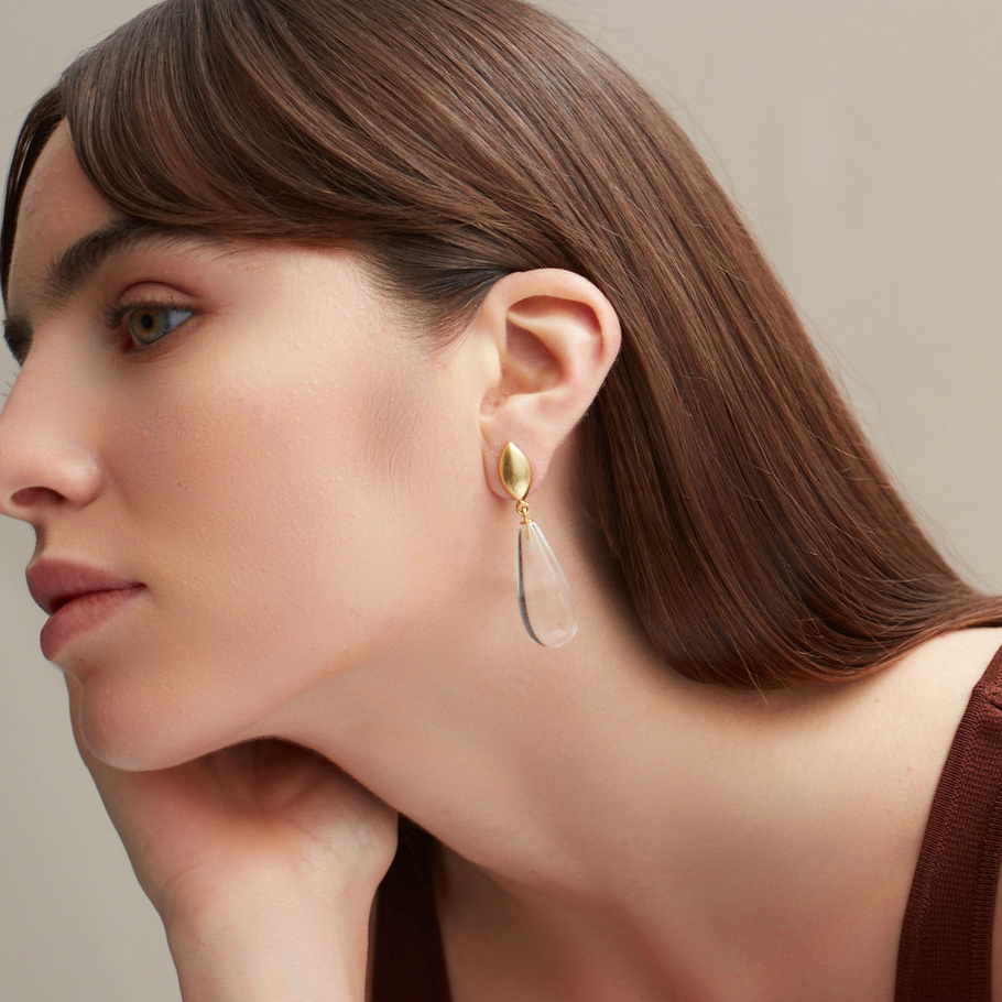 Shyla Corine Clear Earrings