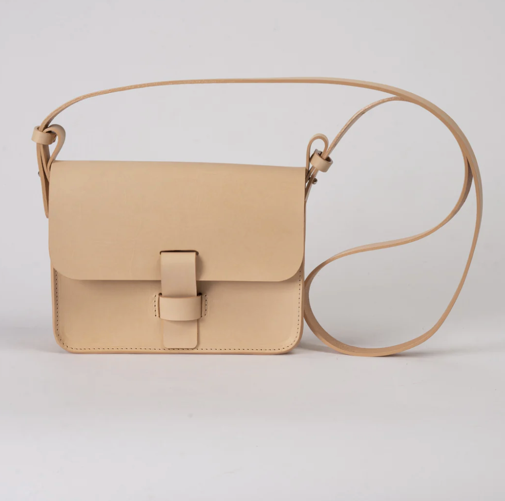 Kate Sheridan Nude Square Loop Bag